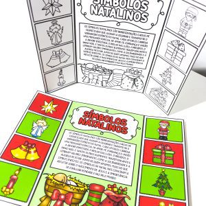 Lapbook Símbolos Natalinos - Natal - Pedagogia de Ideias Lapbook Símbolos Natalinos - Natal