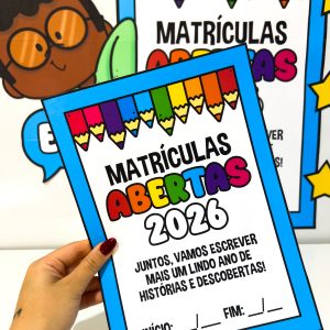 Painel Matrículas Abertas - Apoio Visual