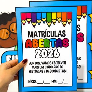 Painel Matrículas Abertas - Apoio Visual