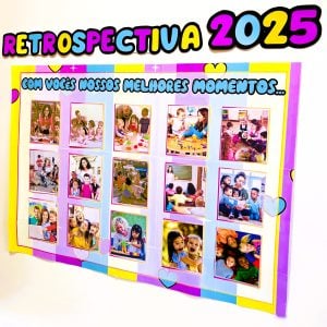 Painel Retrospectiva 2025 - Encerramento do Ano Letivo