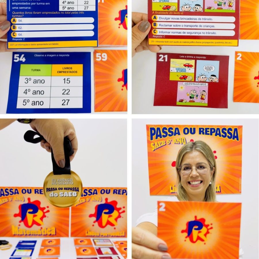 Passa ou Repassa – SAEB 5º Ano - SAEB - Pedagogia de Ideias Passa ou Repassa – SAEB 5º Ano - SAEB