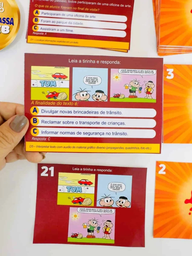Jogo Passa ou Repassa SAEB 5º Ano — foto 12