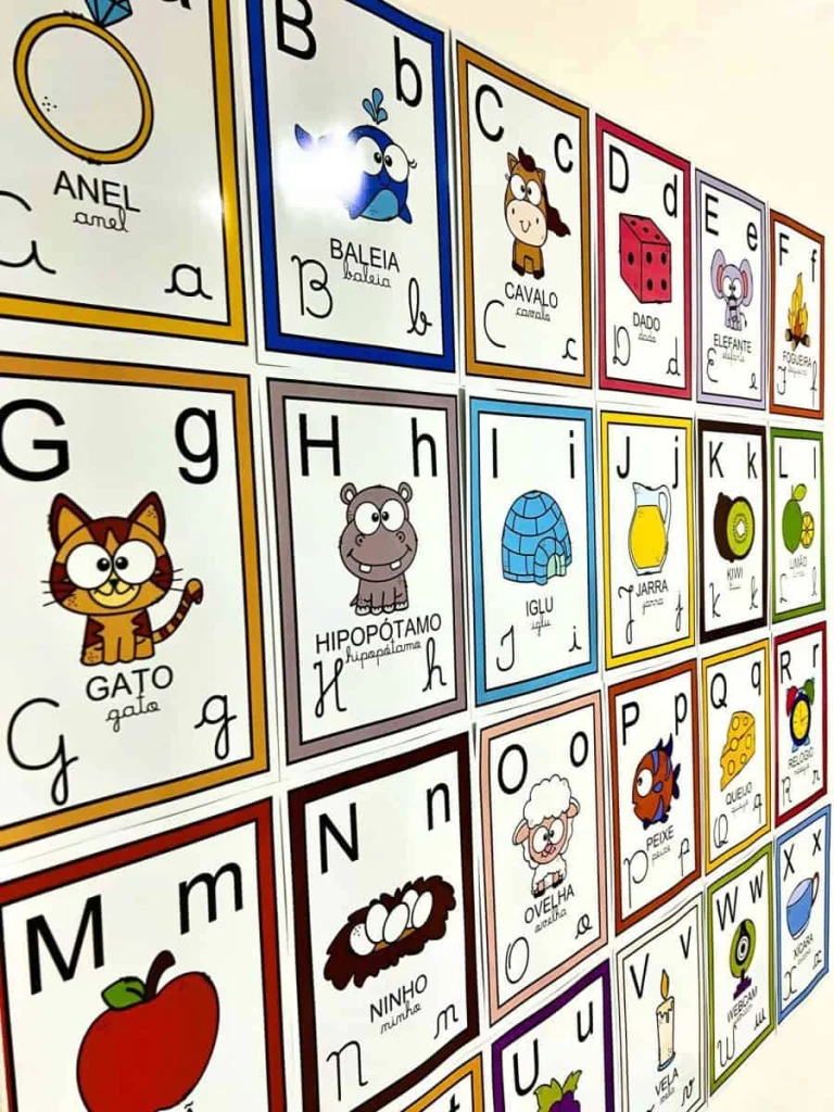Alfabeto de Parede com 26 Cartazes — foto 8