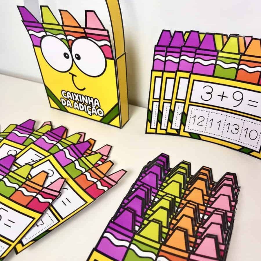 Caixinha da Adição - Matemática - Pedagogia de Ideias Caixinha da Adição - Matemática