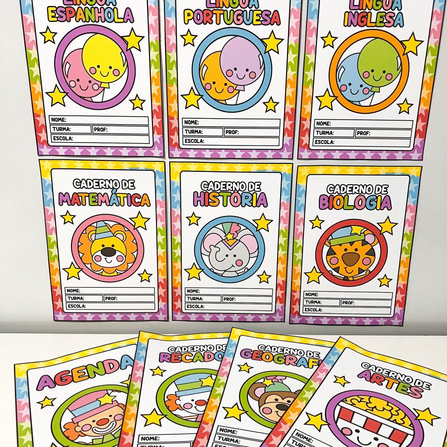 Capas de Matérias: Circo da Alegria - Organização e Planejamento - Pedagogia de Ideias Capas de Matérias: Circo da Alegria - Organização e Planejamento