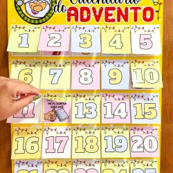 Cartaz - Calendário do Advento - Natal