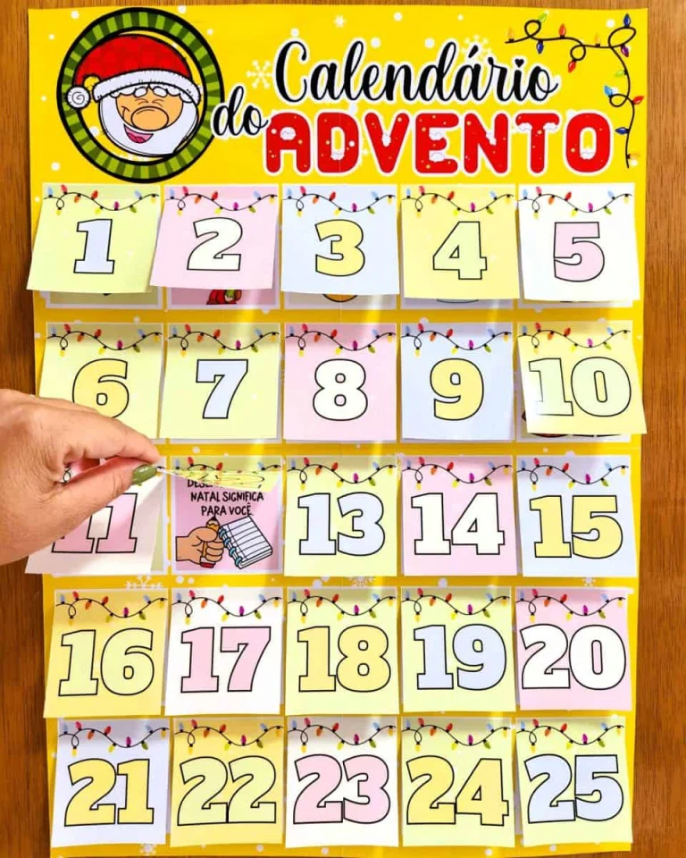 Cartaz Calendário do Advento com 25 Atividades — foto 2