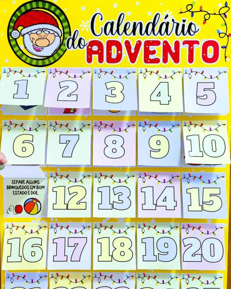 Cartaz Calendário do Advento com 25 Atividades — foto 4