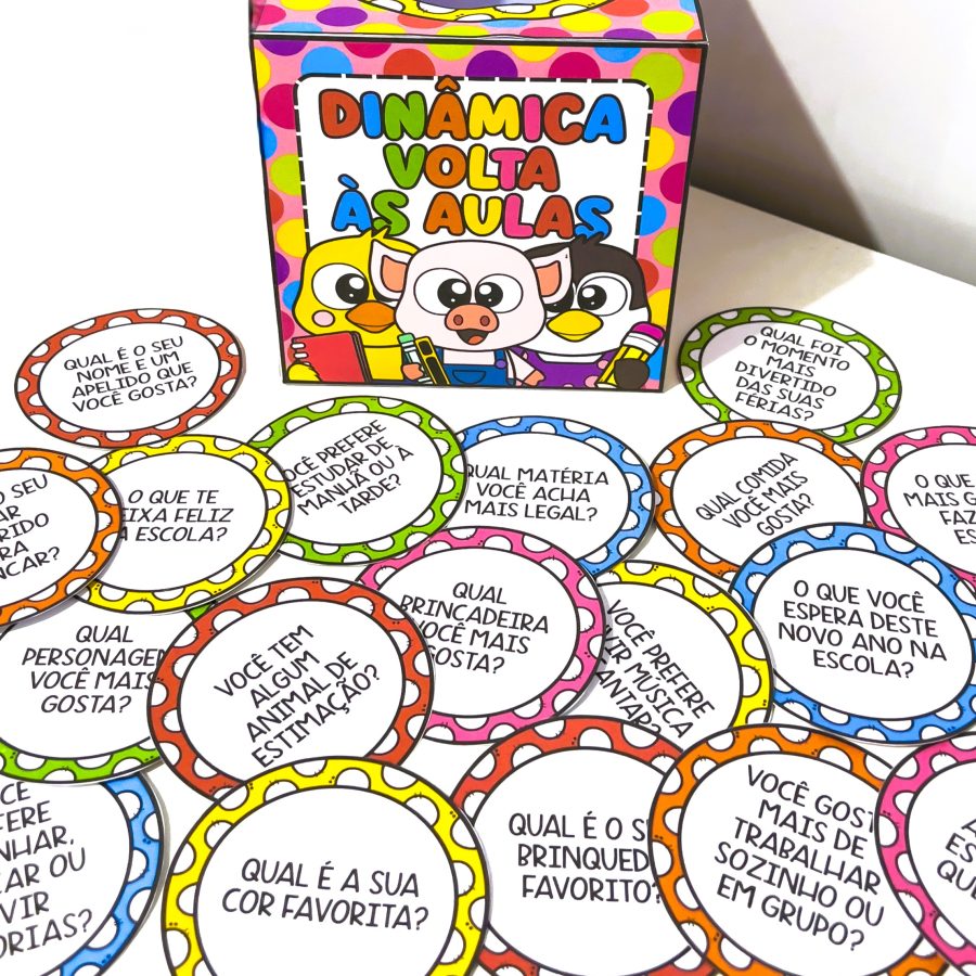 Dinâmica Volta às Aulas - Volta às Aulas - Pedagogia de Ideias Dinâmica Volta às Aulas - Volta às Aulas