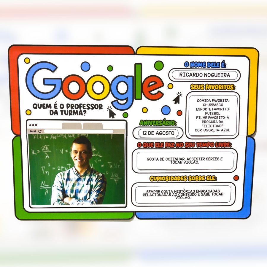 Google - Professor da Turma - Volta às Aulas - Pedagogia de Ideias Google - Professor da Turma - Volta às Aulas