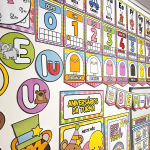 Kit Sala de Aula: Circo da Alegria - Decoração Escolar - Pedagogia de Ideias Kit Sala de Aula: Circo da Alegria - Decoração Escolar