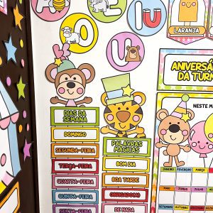 Kit Sala de Aula: Circo da Alegria - Decoração Escolar - Pedagogia de Ideias Kit Sala de Aula: Circo da Alegria - Decoração Escolar