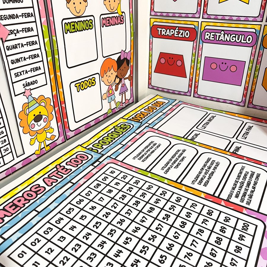 Kit Sala de Aula: Circo da Alegria - Decoração Escolar - Pedagogia de Ideias Kit Sala de Aula: Circo da Alegria - Decoração Escolar