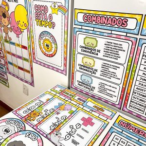 Kit Sala de Aula: Circo da Alegria - Decoração Escolar - Pedagogia de Ideias Kit Sala de Aula: Circo da Alegria - Decoração Escolar