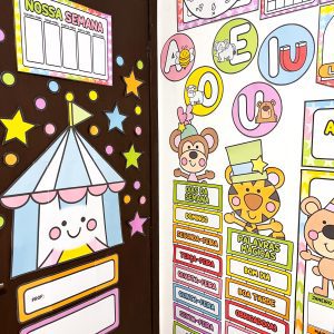 Kit Sala de Aula: Circo da Alegria - Decoração Escolar - Pedagogia de Ideias Kit Sala de Aula: Circo da Alegria - Decoração Escolar