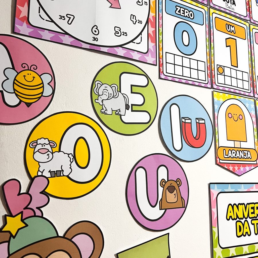 Kit Sala de Aula: Circo da Alegria - Decoração Escolar - Pedagogia de Ideias Kit Sala de Aula: Circo da Alegria - Decoração Escolar