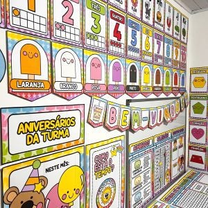 Kit Sala de Aula: Circo da Alegria - Decoração Escolar - Pedagogia de Ideias Kit Sala de Aula: Circo da Alegria - Decoração Escolar