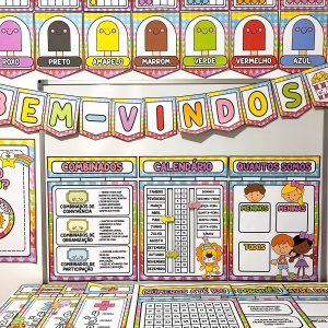 Kit Sala de Aula: Circo da Alegria - Decoração Escolar - Pedagogia de Ideias Kit Sala de Aula: Circo da Alegria - Decoração Escolar