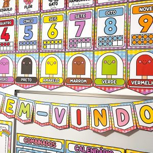 Kit Sala de Aula: Circo da Alegria - Decoração Escolar - Pedagogia de Ideias Kit Sala de Aula: Circo da Alegria - Decoração Escolar