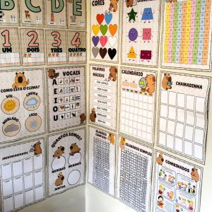 Kit Sala - Tema Capivara - Kit Sala de Aula