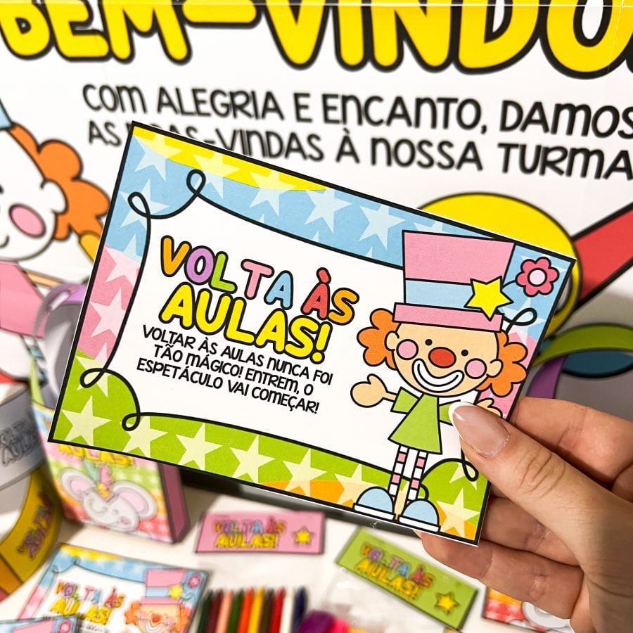 Kit Volta às Aulas - Circo da Alegria - Volta às Aulas - Pedagogia de Ideias Kit Volta às Aulas - Circo da Alegria - Volta às Aulas