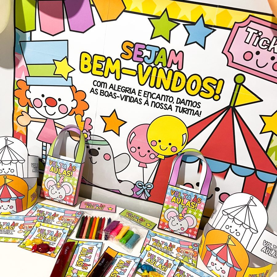 Kit Volta às Aulas - Circo da Alegria - Volta às Aulas - Pedagogia de Ideias Kit Volta às Aulas - Circo da Alegria - Volta às Aulas