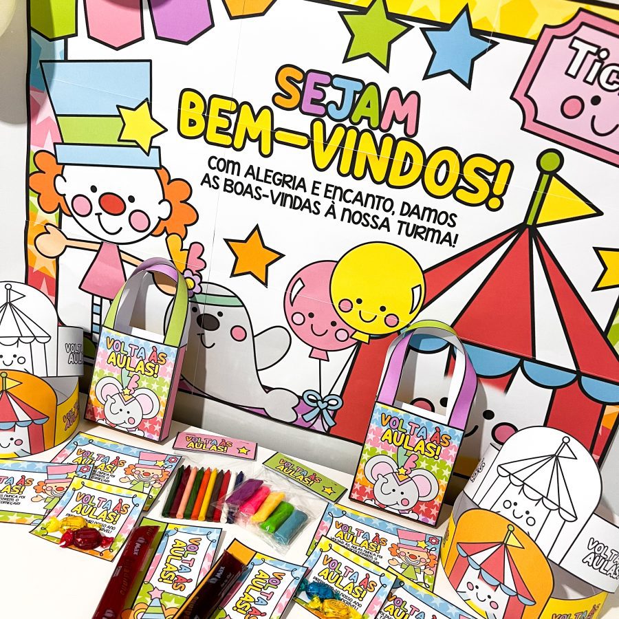 Kit Volta às Aulas - Circo da Alegria - Volta às Aulas - Pedagogia de Ideias Kit Volta às Aulas - Circo da Alegria - Volta às Aulas