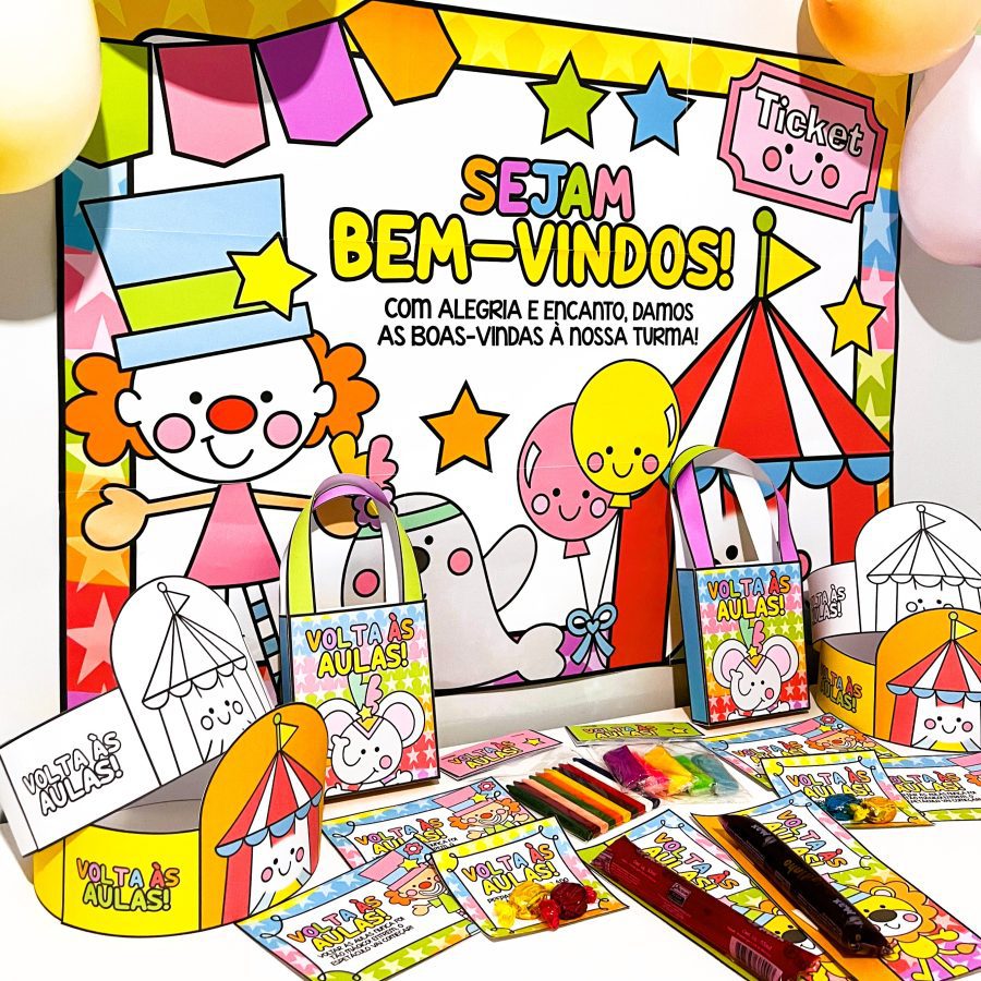 Kit Volta às Aulas - Circo da Alegria - Volta às Aulas