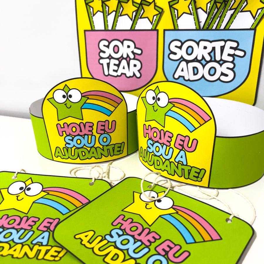 Sorteio Ajudante do Dia - Volta às Aulas - Pedagogia de Ideias Sorteio Ajudante do Dia - Volta às Aulas