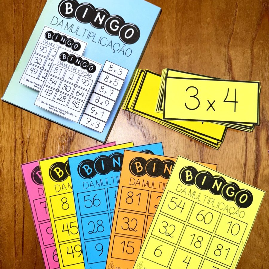 Bingo da Multiplicação - Matemática - Pedagogia de Ideias Bingo da Multiplicação - Matemática