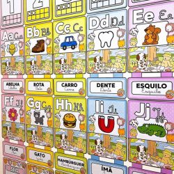 Alfabeto + Numerais de Parede Bobbie Goods - Decoração Escolar