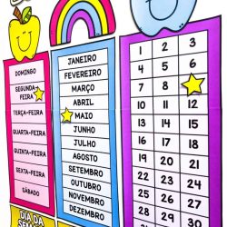 Calendário da Turma - Rotina Escolar