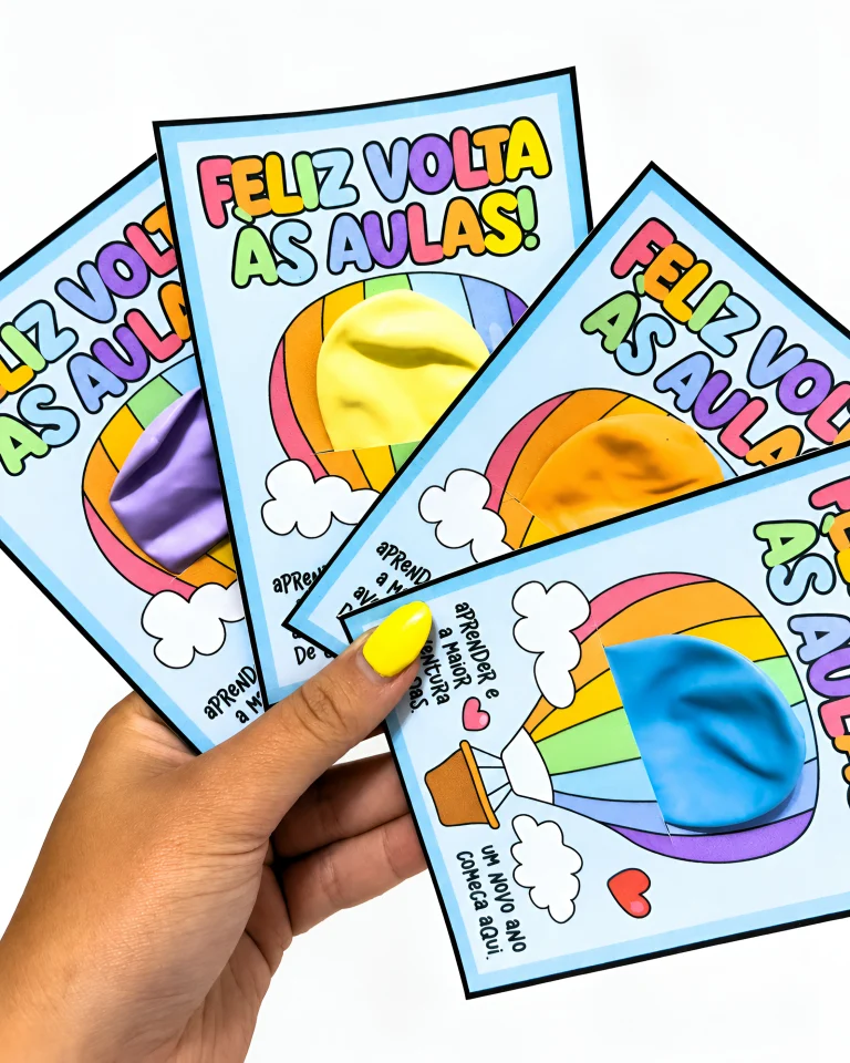 Cartão Balão de Volta às Aulas — foto 2