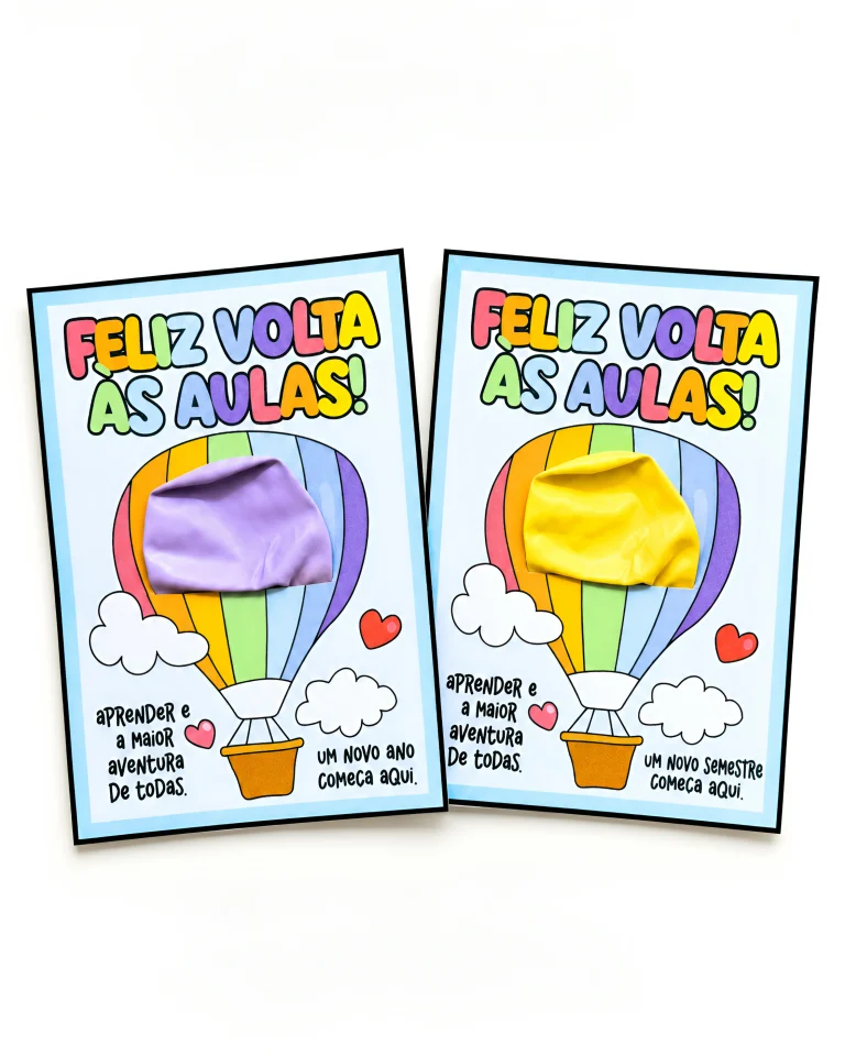 Cartão Balão de Volta às Aulas — foto 3