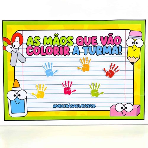 Cartaz Colaborativo Volta às Aulas 2026 - Volta às Aulas