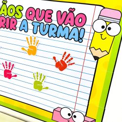 Cartaz Colaborativo Volta às Aulas - Painel