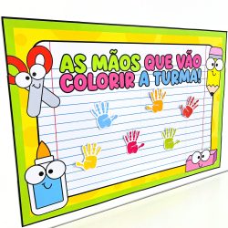 Cartaz Colaborativo Volta às Aulas - Painel