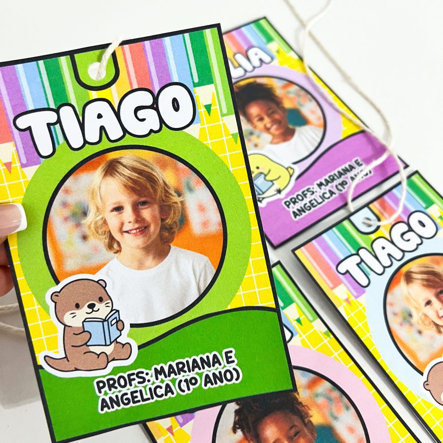 Crachás de Pescoço Editáveis - Volta às Aulas - Pedagogia de Ideias Crachás de Pescoço Editáveis - Volta às Aulas