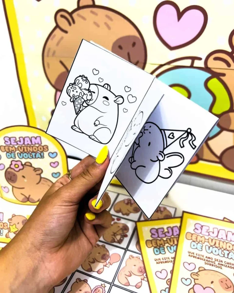 Kit Volta às Aulas Capivara Fofa — foto 7