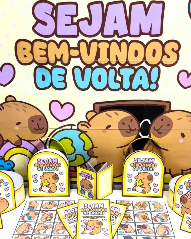 Kit Volta às Aulas Capivara Fofa — foto 4