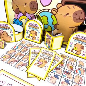 Kit Volta às Aulas – Tema Capivara Fofa - Volta às Aulas - Pedagogia de Ideias Kit Volta às Aulas – Tema Capivara Fofa - Volta às Aulas