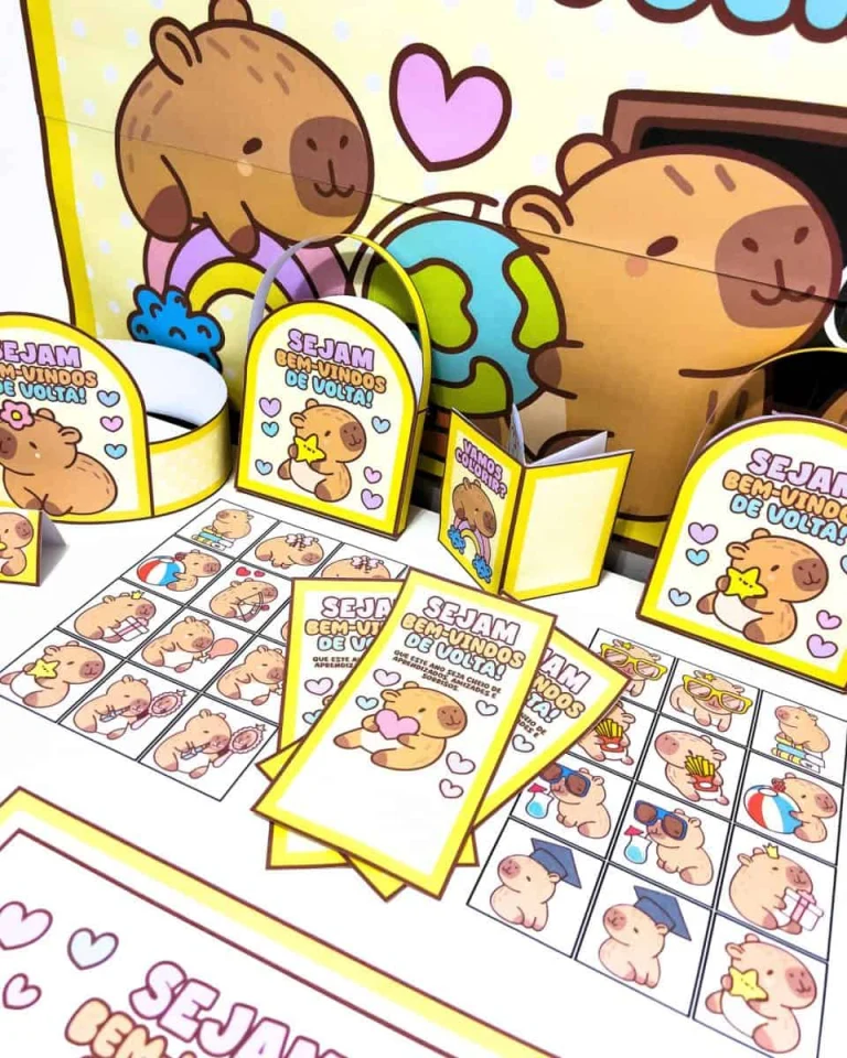 Kit Volta às Aulas Capivara Fofa — foto 12
