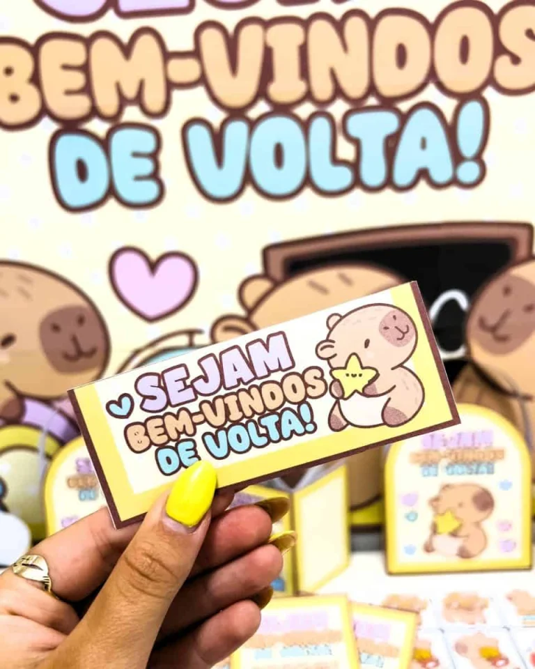 Kit Volta às Aulas Capivara Fofa — foto 11