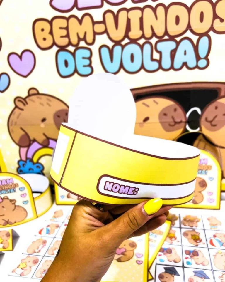 Kit Volta às Aulas Capivara Fofa — foto 8