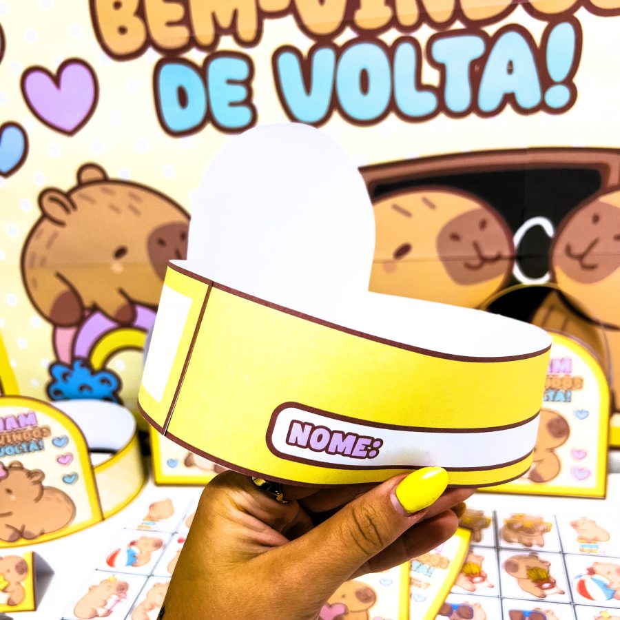 Kit Volta às Aulas – Tema Capivara Fofa - Volta às Aulas - Pedagogia de Ideias Kit Volta às Aulas – Tema Capivara Fofa - Volta às Aulas