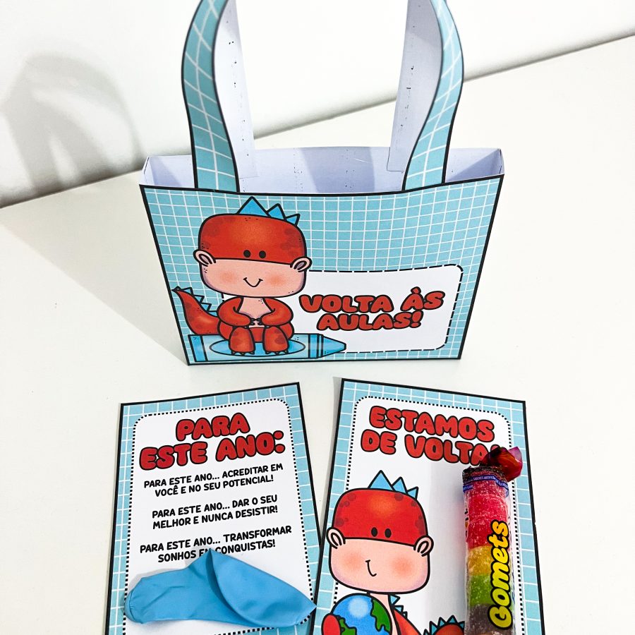 Lembrancinhas de Volta às Aulas Dino - Volta às Aulas - Pedagogia de Ideias Lembrancinhas de Volta às Aulas Dino - Volta às Aulas