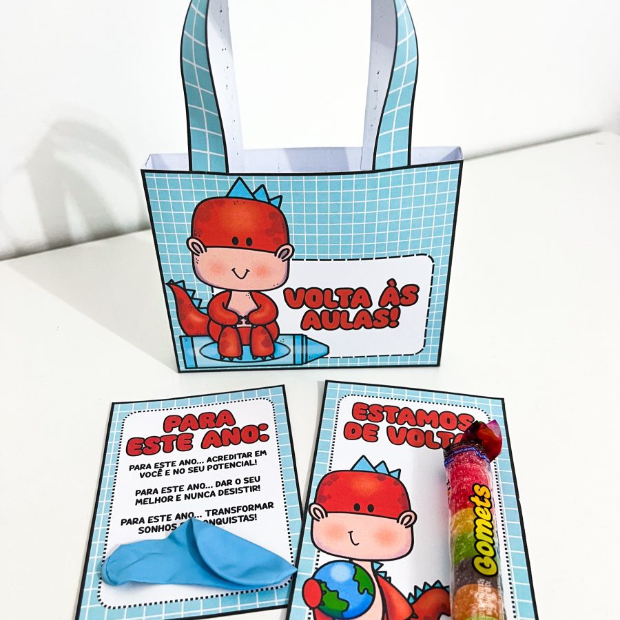 Lembrancinhas de Volta às Aulas Dino - Volta às Aulas - Pedagogia de Ideias Lembrancinhas de Volta às Aulas Dino - Volta às Aulas