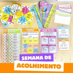 Materiais de atividades de acolhimento para semana de acolhimento escolar.
