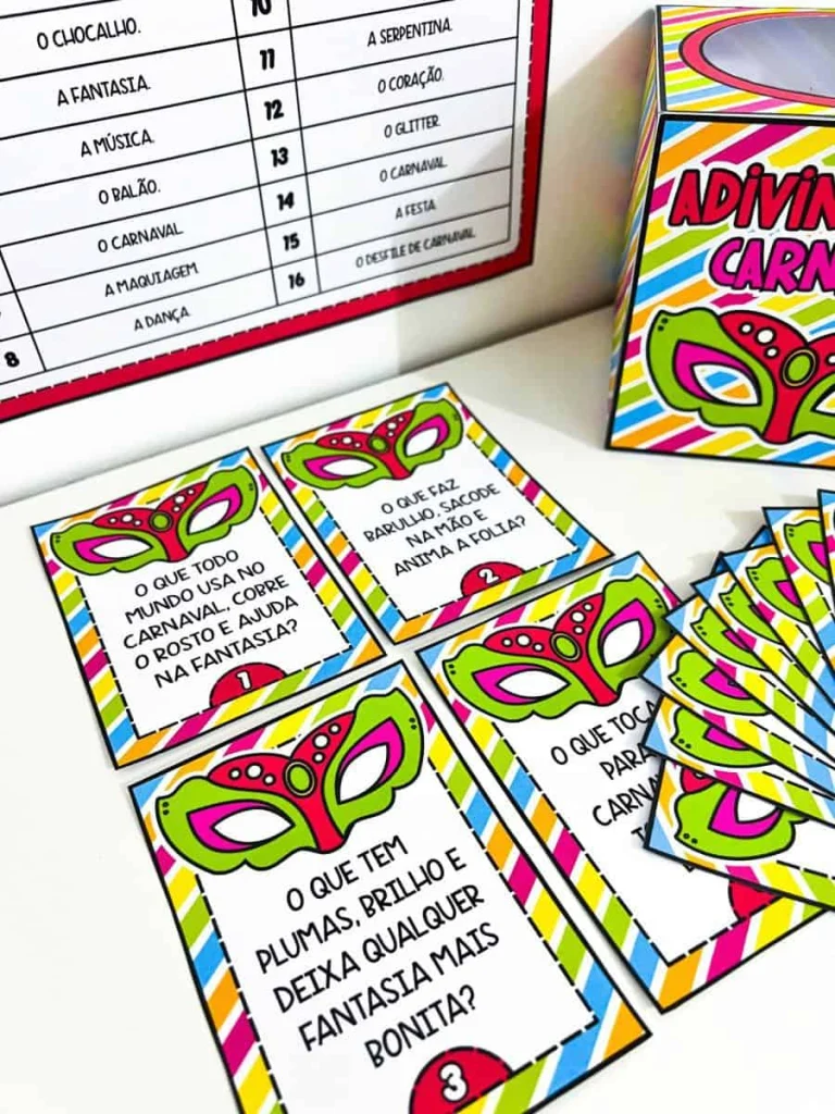 Adivinhas de Carnaval com 16 Fichas — foto 8
