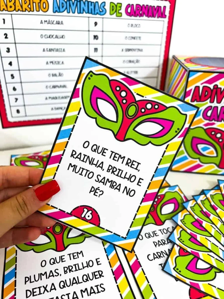 Adivinhas de Carnaval com 16 Fichas — foto 5